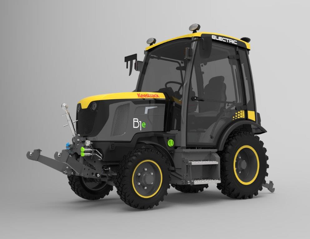 Keestrack präsentiert auf der BAUMA einen zu 100 % batteriebetriebenen  Traktor